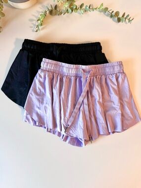 Liberty Pro Girls Butterfly Athletic Shorts Bundle Youth Medium YM